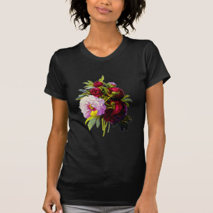 Peonies by Pierre Joseph Redoute T-Shirt