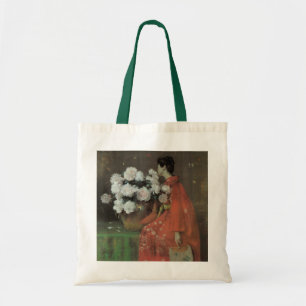 Peonies by William Merritt Chase, Vintage Fine Art Tote Bag