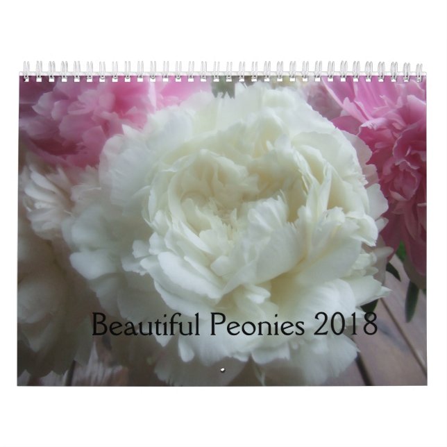 Peonies Calendar 2018 (Cover)