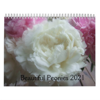Peonies Calendar 2021
