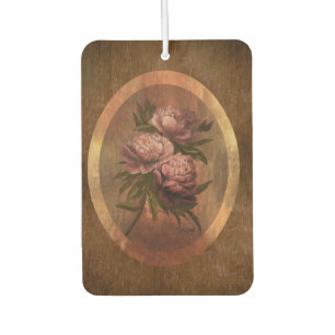 Peonies Car Air Freshener