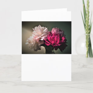 Peonies, card