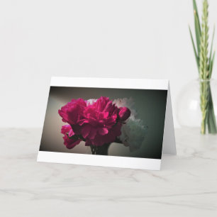 Peonies, card