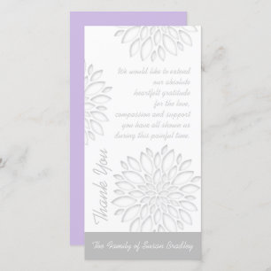 Peonies Digital Paper Cut-Out 3 Sympathy Thank You