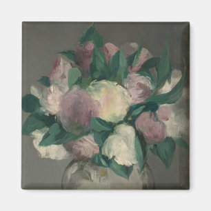 Peonies - Édouard Manet Magnet
