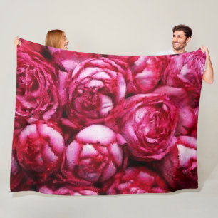 Peonies  fleece blanket