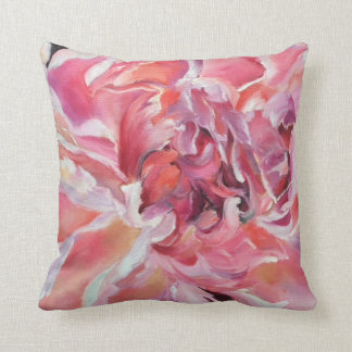 Peonies Floral Pillow