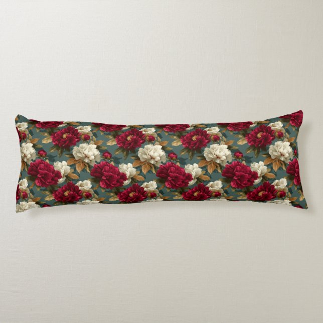 Peonies Flower Diy Décor Unique Sofa Body Cushion (Back)