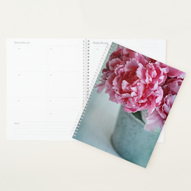 Peonies on the Table Planner (Display)