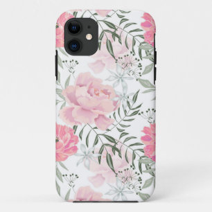 Peonies pink rose flowers  Case-Mate iPhone case