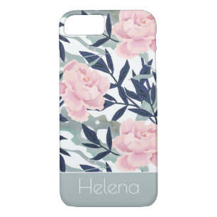 Peonies pink rose flowers flower garden bouquet Case-Mate iPhone case