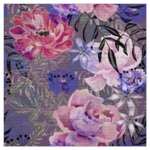 Peonies pink rose flowers flower garden bouquet fabric