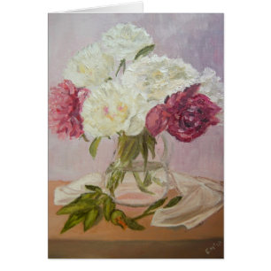 Peonies - Postcard