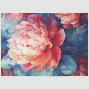 Peonies Series Design 5 Tissue Paper