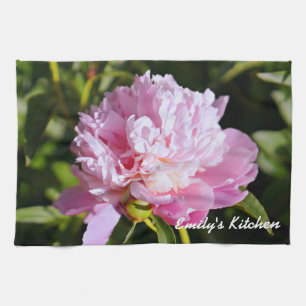 Peonies Tea Towel