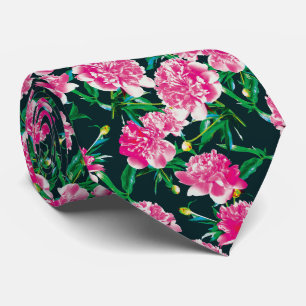 Peonies. Tie