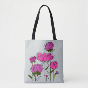 Peonies Tote Bag