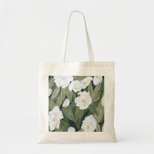 Peonies Tote Bag (Front)