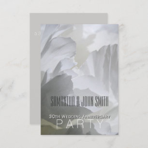Peony 30th Wedding Anniversary Party Invitation 1