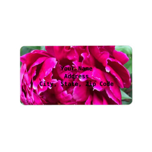 Peony Address Labels