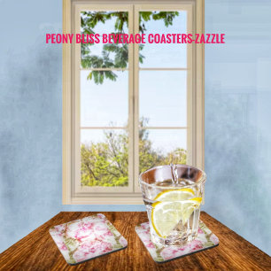 Peony Bliss   Coaster