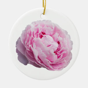 Peony Blossom Rose For Flower And Garden Lover Ceramic Tree Decoration