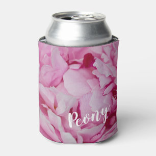 Peony Blossom Rose for flower and garden lovers Can Cooler