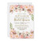 Peony Blush Pink Gold Bridal Shower Invitations