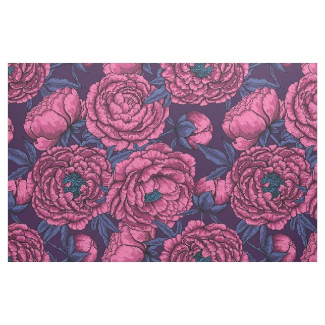 Peony bouquet fabric (Fat Quarter)