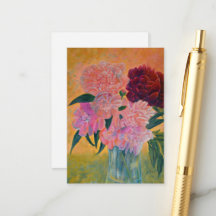 Peony Bouquet Painting