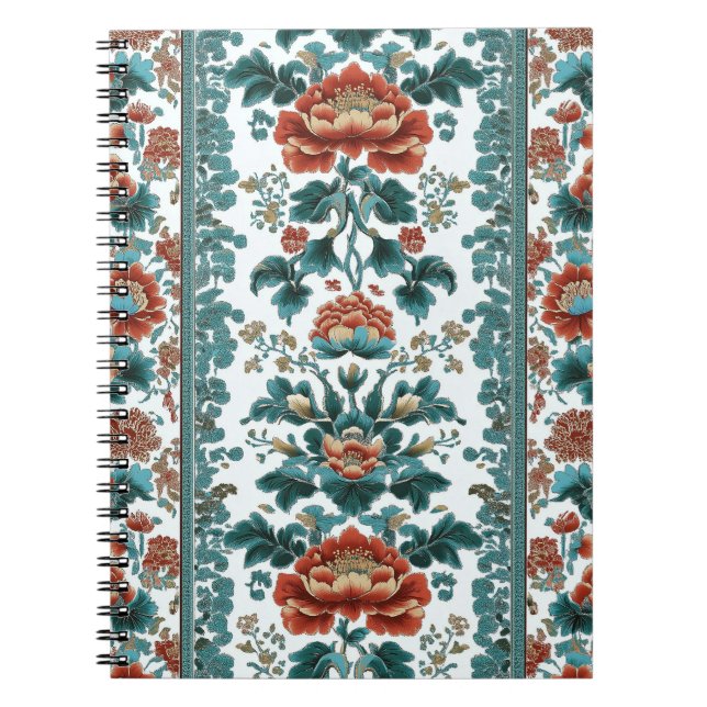 Peony Brocade Notebook (Front)