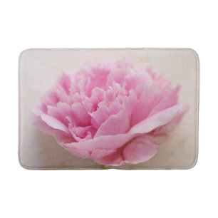 Peony closeup bath mat