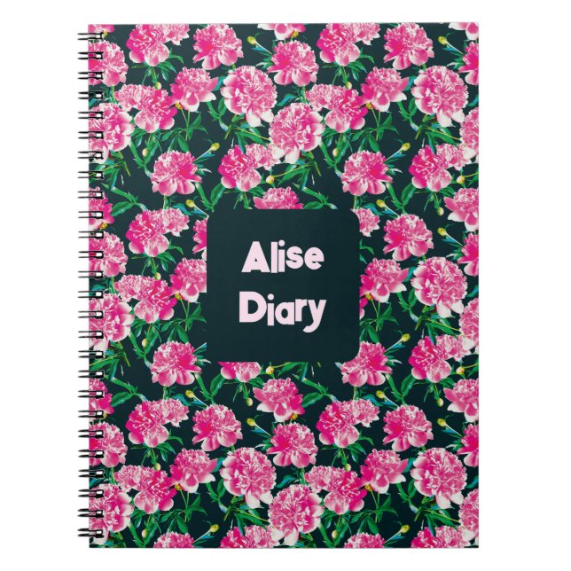Peony diary. notebook (Front)