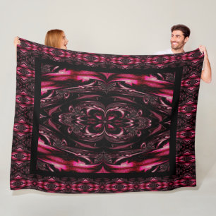 Peony Fleece Blanket