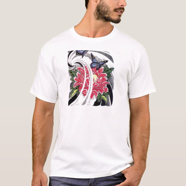 Peony Flower T-Shirt (Front)