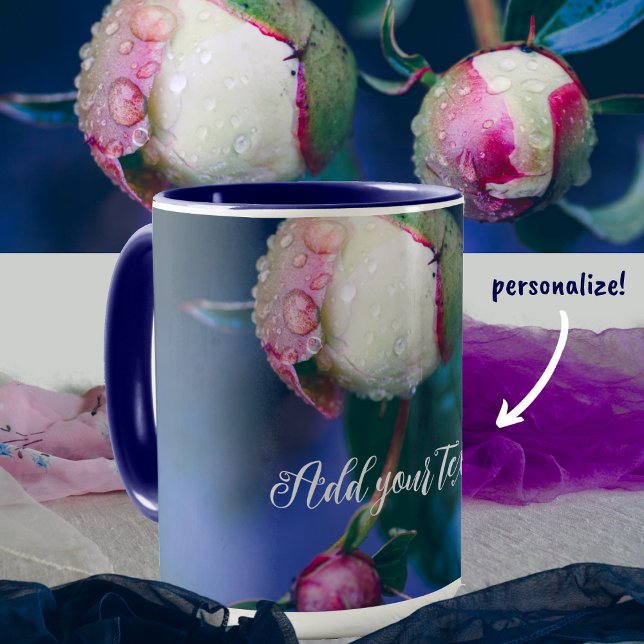 Peony flowers after rain mug (Creator Uploaded)