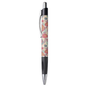 Peony flowers and leaves pattern
