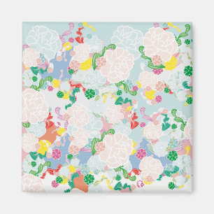 Peony Flowers Magnet