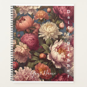 Peony Flowers  Photo Daily Planner- HAMbWG Planner