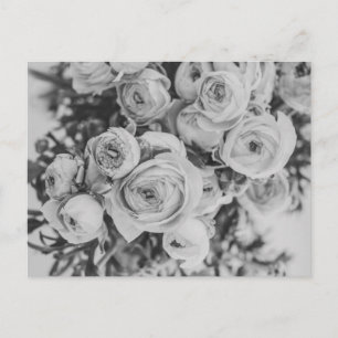 PEONY FLOWERS POSTCARD