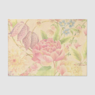 Peony Flowers Tissue Paper