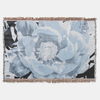 Peony For Your Thoughts Blanket Throw
