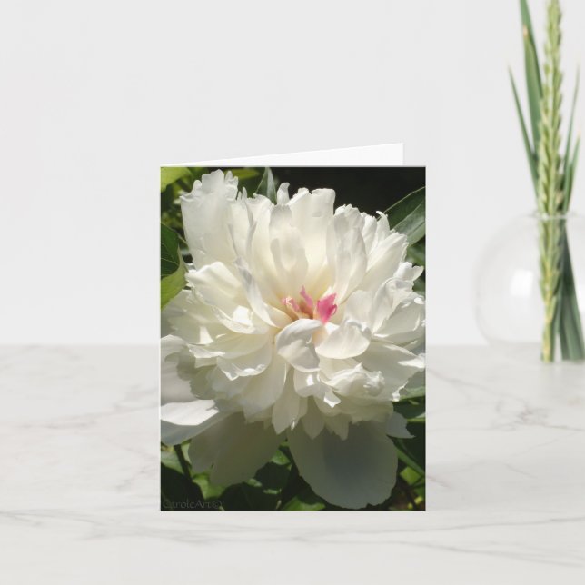 Peony Garden Card (Front)