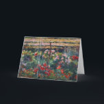 Peony Garden | Claude Monet Card<br><div class="desc">Peony Garden (1887) by Claude Monet (French, 1840–1926) is a lush and immersive impressionist celebration of nature in full bloom. Painted in the artist’s garden at Giverny, the composition overflows with vibrant peonies rendered in loose, dappled brushstrokes that capture the movement of light and air. Monet's focus on atmosphere and...</div>