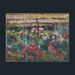Peony Garden | Claude Monet Postcard<br><div class="desc">Peony Garden (1887) by Claude Monet (French, 1840–1926) is a lush and immersive impressionist celebration of nature in full bloom. Painted in the artist’s garden at Giverny, the composition overflows with vibrant peonies rendered in loose, dappled brushstrokes that capture the movement of light and air. Monet's focus on atmosphere and...</div>