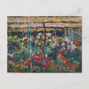 Peony Garden Claude Monet Postcard