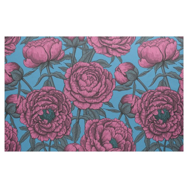 Peony garden fabric (Fat Quarter)