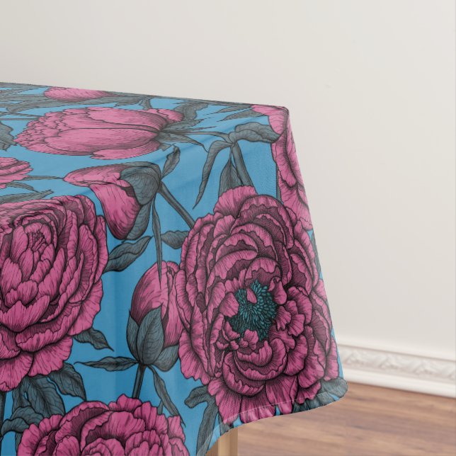 Peony garden tablecloth (In Situ)