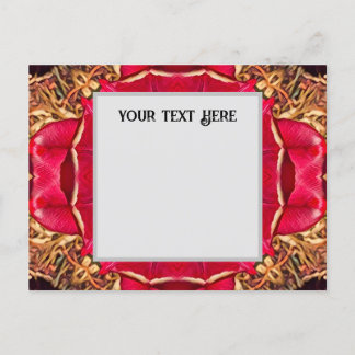 Peony Hearts Postcard