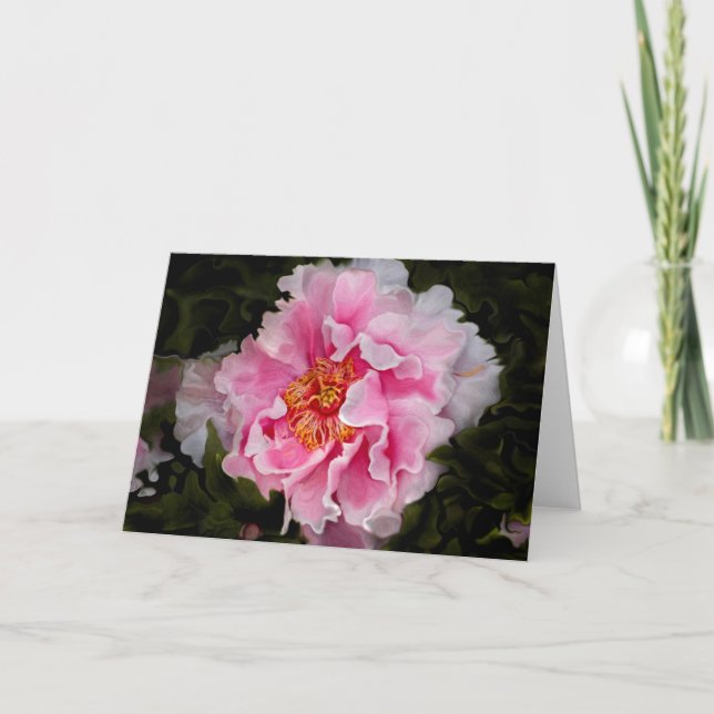 Peony in Full Card (Front)